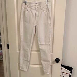 PAIGE Women's Skinny White Jeans Hoxton Ankle